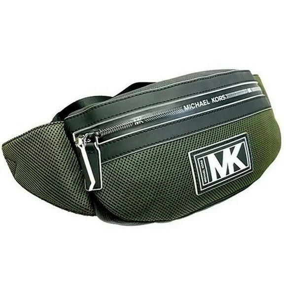 Michael Kors Other - S Michael Kors Cooper Belt Bag Olive Green / Black 37U0LCOY0L NWT $278 Retail